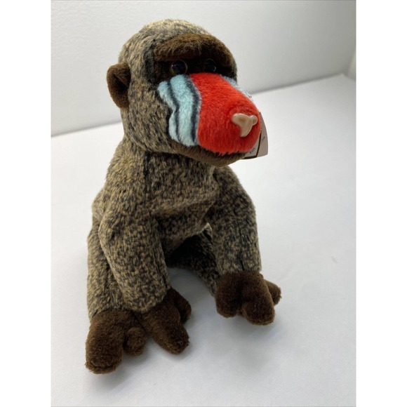 Cheeks Ty Beanie Baby Baboon 1999 Rare - Picture 12 of 12